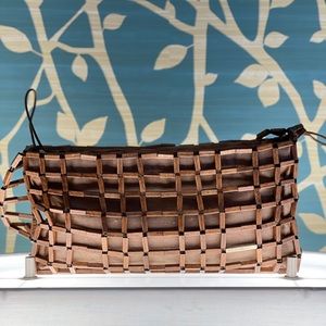 Salvatore Ferragamo wooden purse